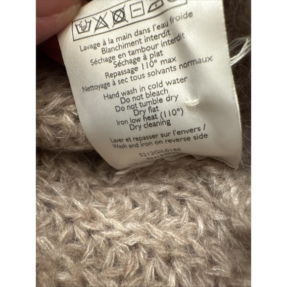 La Maille Sezane cardigan, Tan, V Neck Button Down, size XS, Preppy Grandpa EUC - Picture 5 of 9